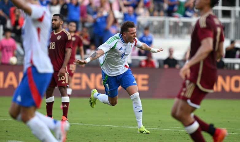 Италия побеждает Венесуэлу в товарищеском матче