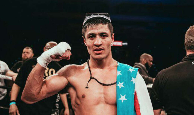 Бой узбекского боксера в США завершился мощным нокаутом в первом раунде